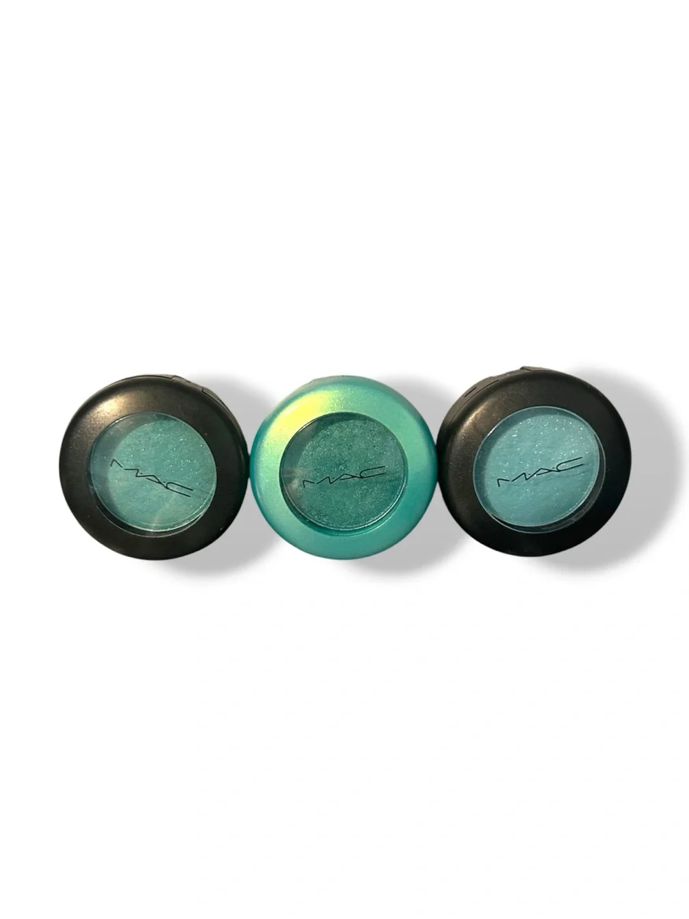 MAC cosmetics eye shadow WATERNYMPH, AQUADISIAC, TURQUATIC discontinued RARE Y2K
